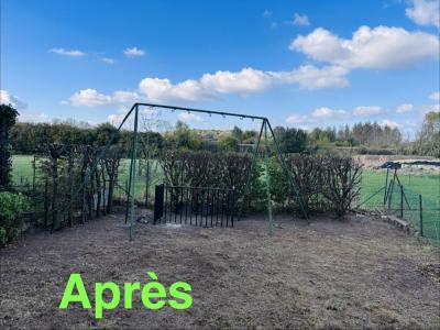 Réalisation d’un important entretien de jardin 
